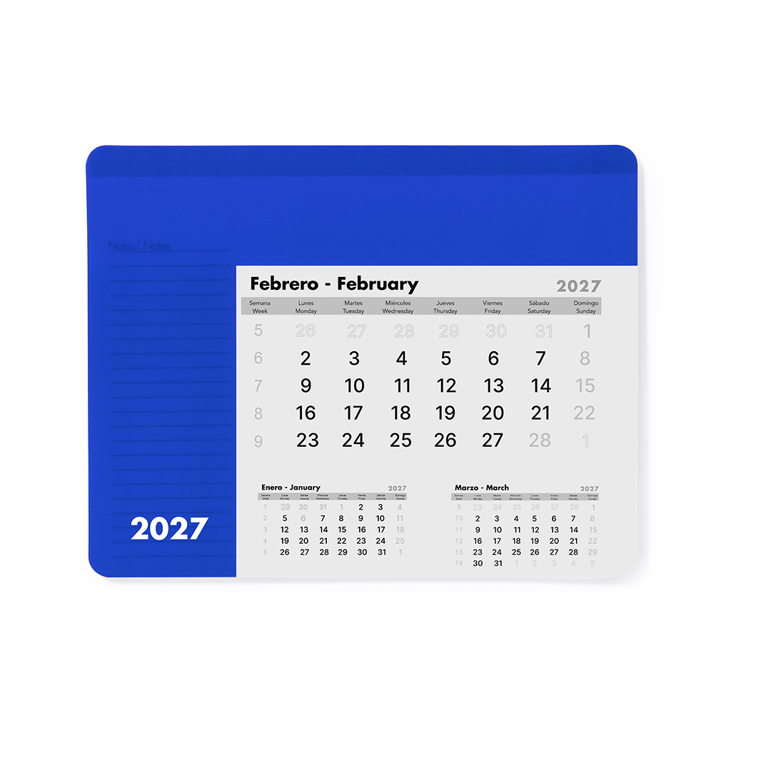 Tapis Souris Calendrier Rendux