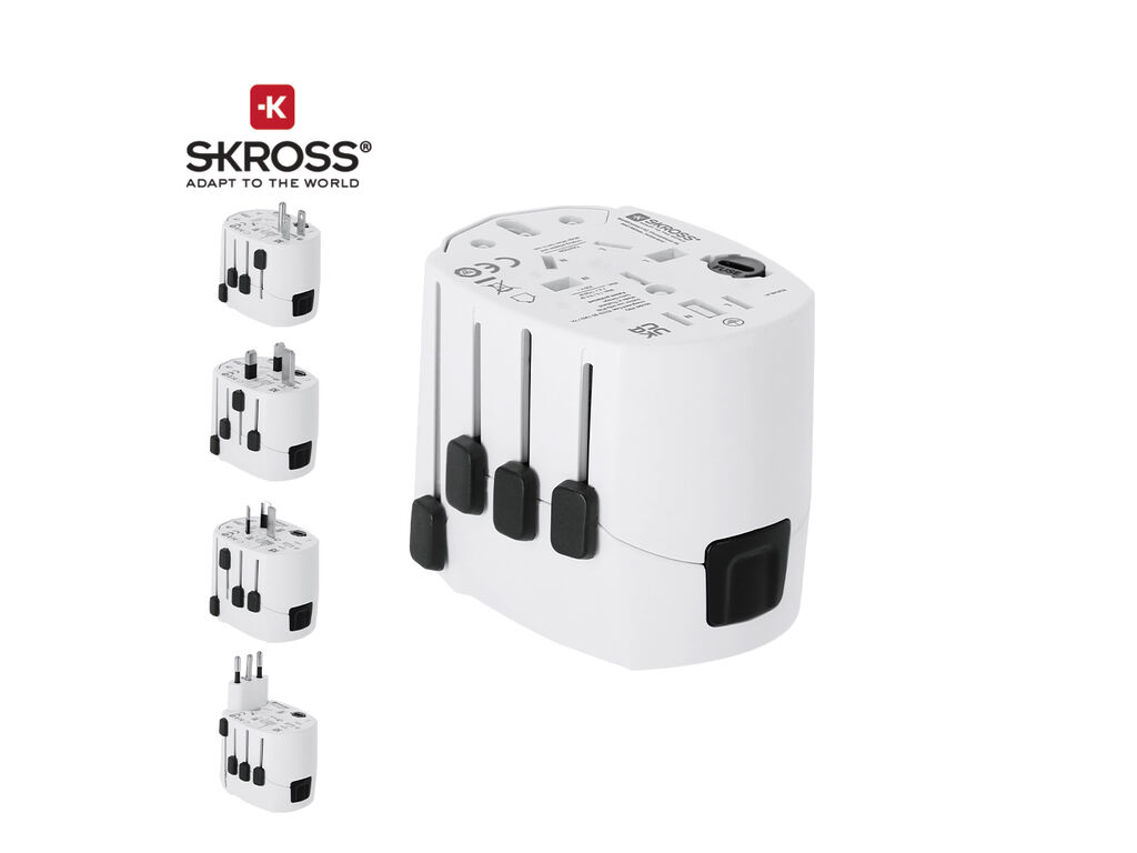 Adaptateur Voyage Universel Skross PRO 3-POLE