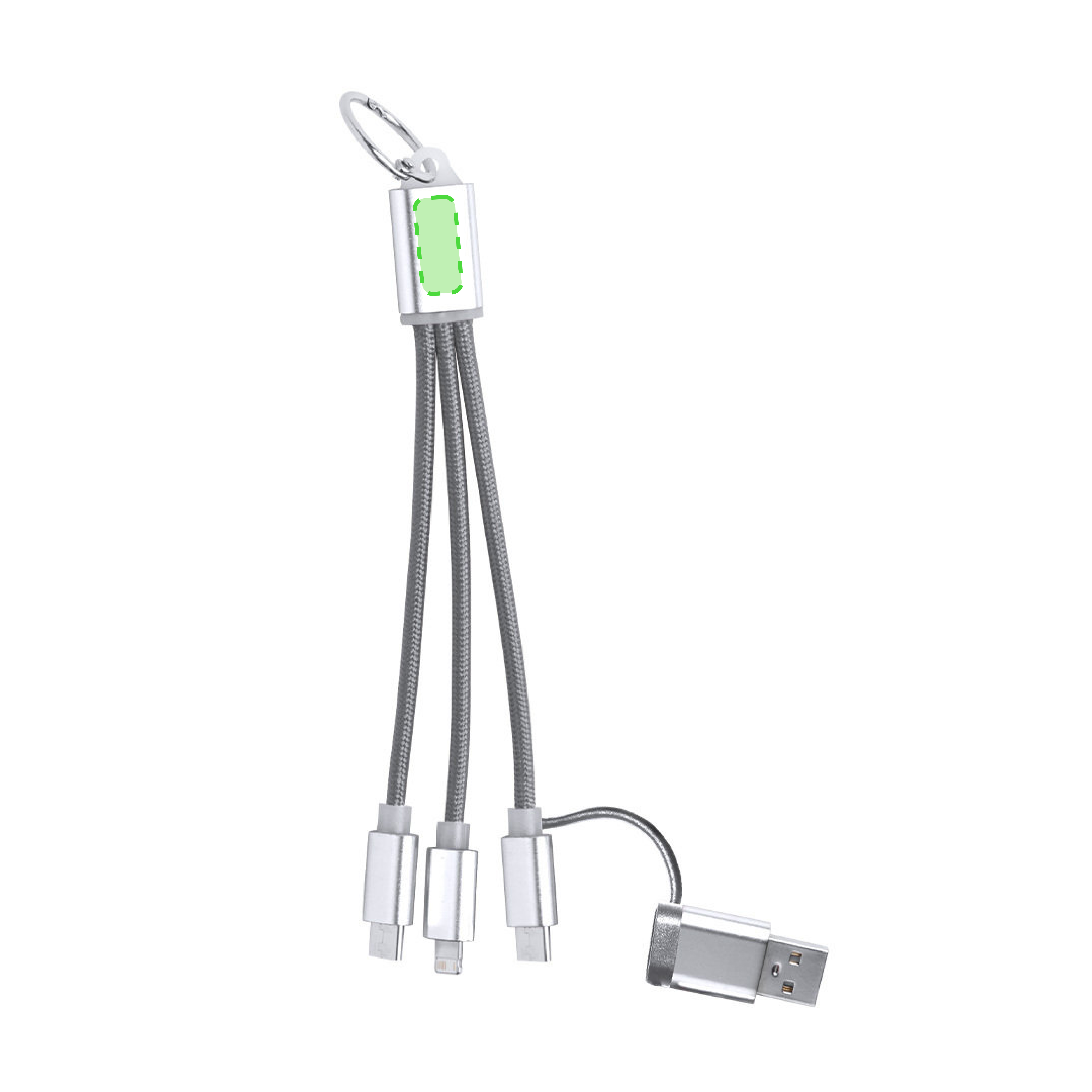 Dans le corps du côté USB B
