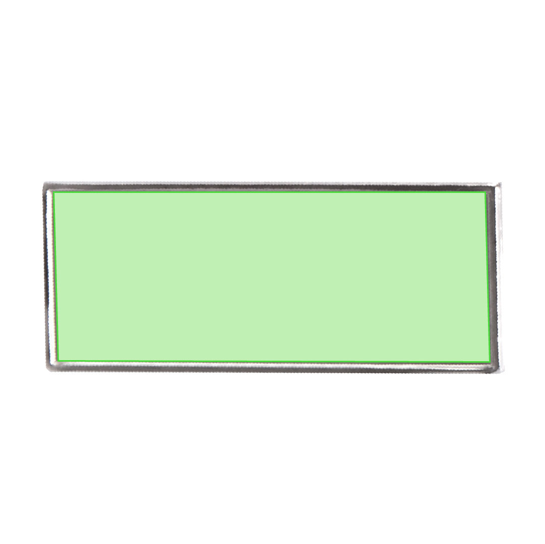 Dans l'axe rectangulaire