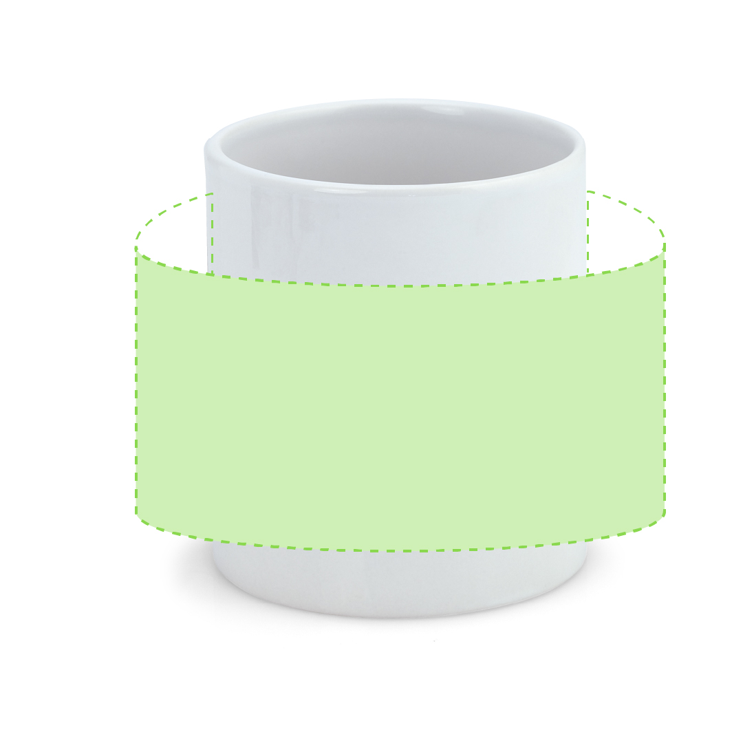 Centré autour de la tasse